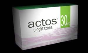 Actos 30 mg on box