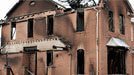 Building burned down