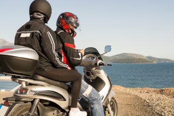 motorcyclists in safety gear