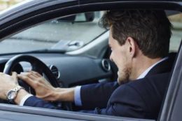 Aggressive Driver Honking Horn