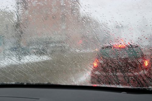driving in a rainstorm
